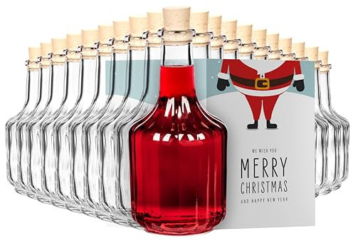 GIESSLE® 20 x 150ml Flasche (Typ - Zaubertrank) kleine Flaschen zum Befüllen Likörflasche Öl leere Glasflasche