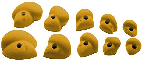 Ocun Holds Set 5 Jugs Klettergriffe, Yellow