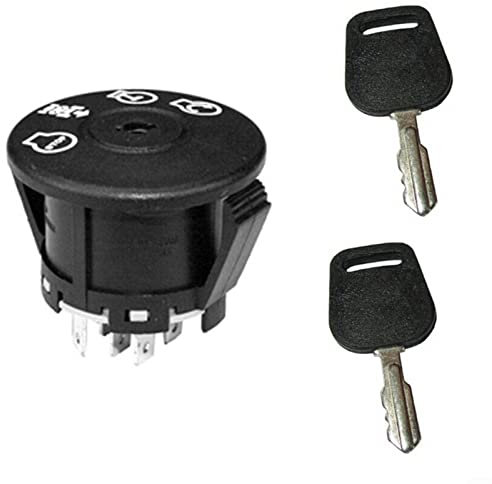 URPIZY Zündschalter Starter Zündschlüssel Schalter ersetzt für Craftsman für 532193350 21546319 705064 33457