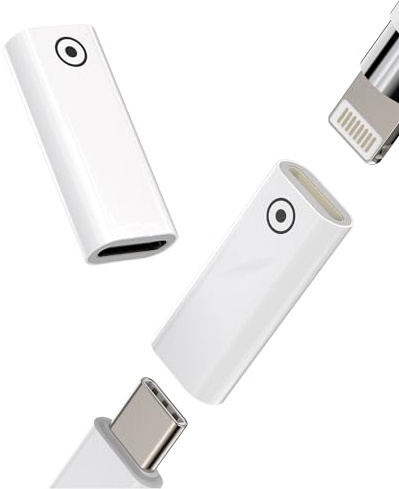 Adapter Lightning auf USB C Apple Pencil 1. Generation Ladekabel (2Pack) Lightning Mutter auf Usbc Mutter iPad Pen Ladeadapter Accessories Charger Kabel Adapter für Ipad Stift ip-1D-L