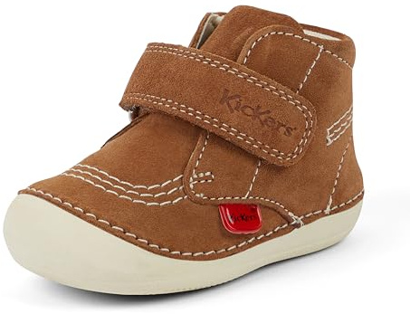 Kickers Unisex Baby Softer Hi Boots | Soft Sole | Easy Fasten | Comfortable | Cushioned,