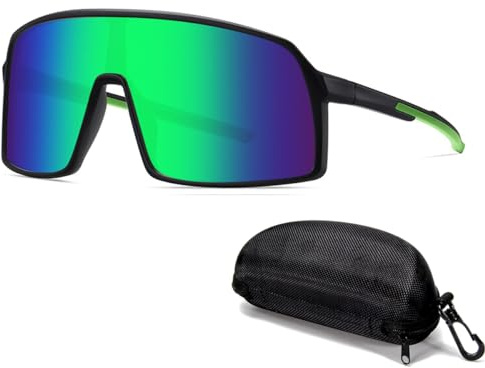 DUOCIYUAN snabba glasögon rave, cykelglasögon solglasögon för män och kvinnor sportglasögon UV400 skydd vägcykel glasögon vindtäta, för cykling löpning baseball golf skidåkning bergsklättring fiske