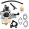 SMZhomeone Juego de carburador GXV270 para cortacésped 9HP 16100-ZE8-015 16100-ZE8-035 HT-R3009, juntas para cortacésped, manguitos de combustible, filtro de combustible, palancas
