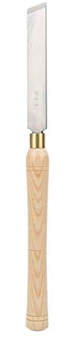 Baxnore Herramienta de torneado de torno, cincel de herramienta de torneado HSS de 25 mm, herramientas de torneado de madera de mano, accesorio de cincel de torno de carpintería
