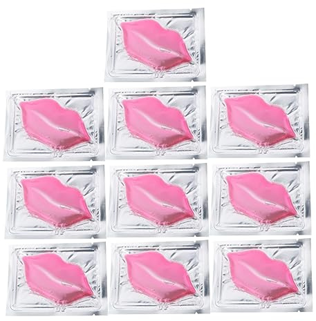 ELAYARD 15piezas Mascarilla Colágeno Coreana Nutritiva Hidratante Exfoliadora Para Labios Parches Hidratación Profunda Reduce Arrugas y Mejora Color Compacta y Portátil Para Mujer y Niñas
