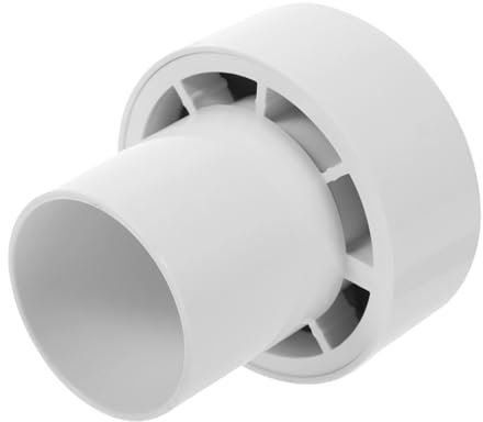 JECOMPRIS Pvc Air Admittance Valve 50mm Air Hose Adapter Portable Plastic Exhaust Hose Valve for Drainage Ventilation