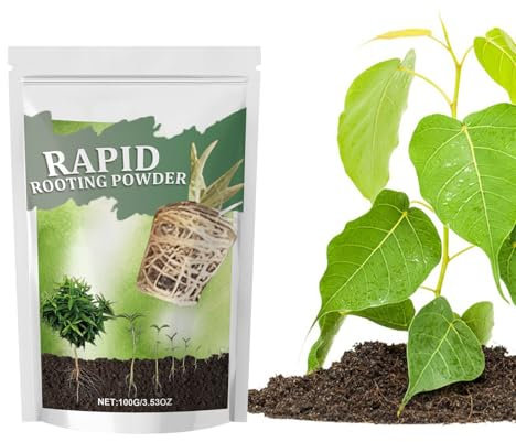 Rooting Powder for Plant Cuttings - Growth Stimulator for Houseplants,Natural Fast-acting Root Stimulating Growth Powder for Garden Tree Plant Vegetable Flower