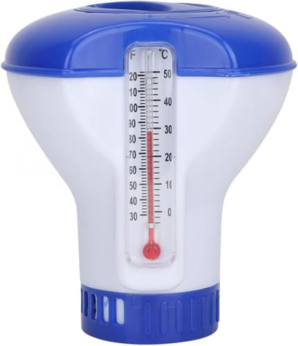 Schwimmender Spender für Chlor, Chlortabletten, 12,7 cm, Verstellbarer Chemischer Schwimmer für Innen- und Außenpools, Whirlpools