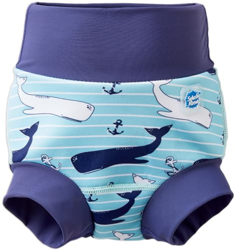 Splash About Pañal feliz mejorado para bebés y niños pequeños' (Vintage Moby, 6-12 månader)
