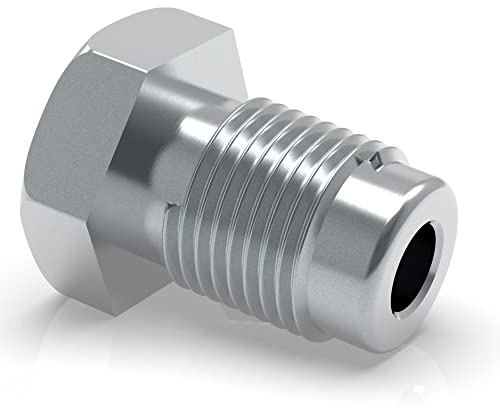 6x Verschraubung M10 x 1 für Bremsleitung 4,75 mm Bördel F Typ A Profi Verbinder DIN/ISO 1651 konform
