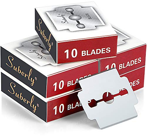 50 Pieces Callus Shaver Replacement Blades Corn Plane Stainless Steel Blades for Removing Callus Foot Care and Pedicure Tools