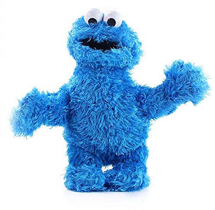 EU_LevinArt Sesame St Plüsch Ernie Bert Figur Beschwichtigungspuppe Keks Monster Plüschtier Sesame St Elmo Plüsch (B)