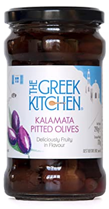 The Greek Kitchen Olive denocciolate Kalamata - raccolte a mano e naturalmente curate, 290 g