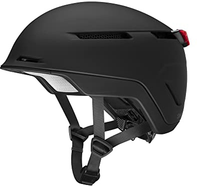 SMITH Dispatch Cycling Helmet – Adult Road Bike + E-Bike Helmet with MIPS Technology + Koroyd Coverage – Lightweight Impact Protection for Men & Women – Integrated Rear Light – Matte Black, Medium