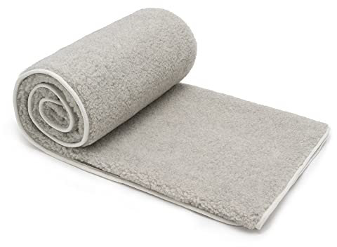 Best Wool Merino Wolldecke Schurwolle 140x200 cm - Kuscheldecke aus 100% Merino Schafwolle - Groß und Flauschige Decke Wolle - Gewicht 500g/m2 - Atmungsaktives Material