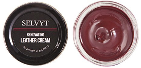 Selvyt Renovating Leather Cream Polish - Nourishes and Protects - (Burgundy)