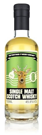 That Boutique-y Whisky Company Islay Single Malt Whisky, 70cl - 45.8% ABV Single Malt Scotch - Handcrafted in Small Batches and Non-Chill Filtered