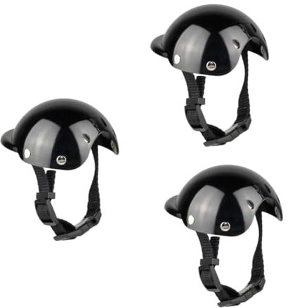 minkissy 3st Haustier Helm Schutzhelm Fahrradzubehör Fahrrad Zubehör Hund Fahrradhelm Für Hunde Schützende Kopfbedeckungen Für Hunde Welpenhelm Sicherheitshut Für Haustiere Dackel