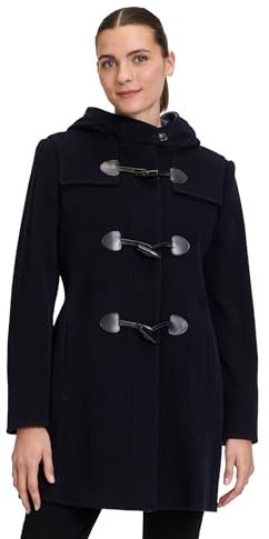 Gil Bret Damen Dufflecoat mit Kapuze Dunkelblau,38