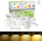 GY GU10 Led Dimmbar Warmweiss Lampe, 4.9W 780 Lumen 3000K Warmweiß Glühbirnen,75W Halogenlampe ersetzt,Abstrahlwinkel 120° Leuchtmittel,GU10 Dimmbar, Energiesparlampe,10 Stück