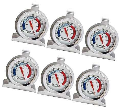 BESPORTBLE 6pièces Thermomètre De Réfrigérateur Congélateur Thermomètre Pour Maison Bureau Et Pratique