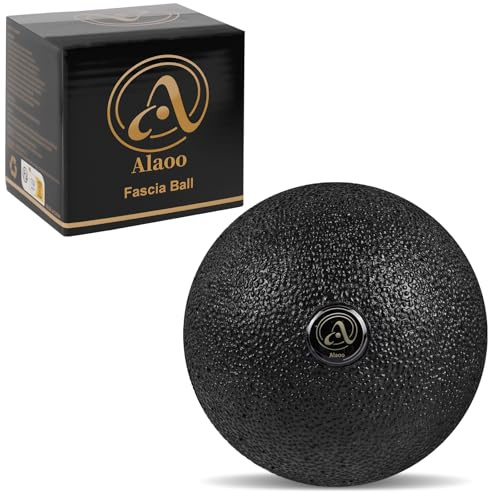 Alaoo Massage Lacrosse Ball, 8cm Physical Therapy Massage Balls, for Plantar Fasciitis, Trigger Point Therapy, Deep Tissue, Myofascial Release, Yoga, Pilates, Physio, Rehab