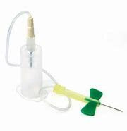 Ensemble de prélèvement veineux avec aiguille papillon BD Vacutainer Safety-Lok avec chemise préassemblée avec mécanisme de sécurité intégré 21 g paquet de 25 pièces