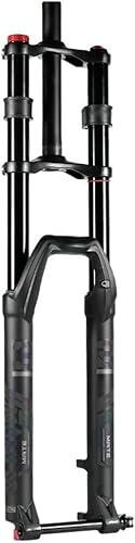 PLSZLL 27.5/29'' Mountain Bike Suspension Fork DH Double Crown MTB Air Fork Travel 150mm 1-1/8 Straight Fork Rebound Adjustable Manual Lockout Thru Axle 15 * 100mm 27.5