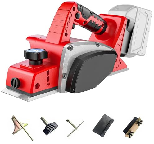 Cordless Planer Compatible with Milwaukee 18V Battery