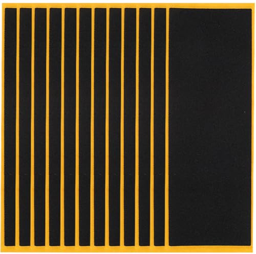 Hemobllo Cintas de Agarre Antideslizantes de Espuma para Patineta de Dedo 12 Unidades Negras 38X110 MM Accesorio para Entrenamiento y Competición de Diapasón