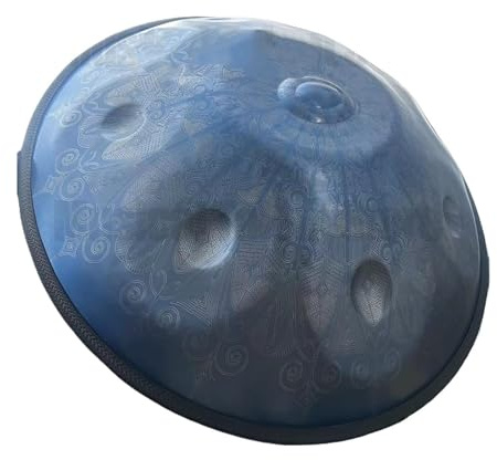 handpan, Handpan-Trommel in D-Moll Kurd, Stahlzungentrommel, 9, 10, 12 Noten, 22 Zoll,for Professional Performance(440hz 10 notes)