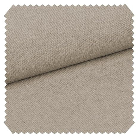 novely® PASSAU - Samtig Weicher Chenille-Möbelstoff - Robuster Polsterstoff - Pflegeleichte Meterware 1lfm | Farbe: 02 Beige