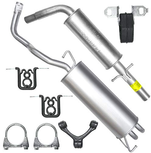 Adamot Schalldämpferset Auspuffanlage Auspuff für A3 8L Leon 1 I 1M N.Beetle 1 I 9C Golf 4 IV 1.6 1.9 Sdi