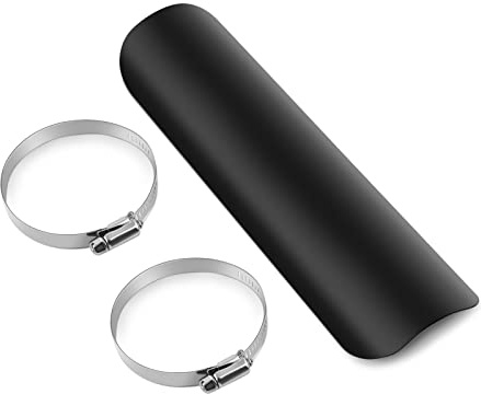 Escudo Térmico, Pare Calor Escape de Motocicleta, Cubierta Silenciador De Escape De Motocicleta, Cubierta Protección De EscapeTérmica Tubo De Escape Heat Shield(negro)