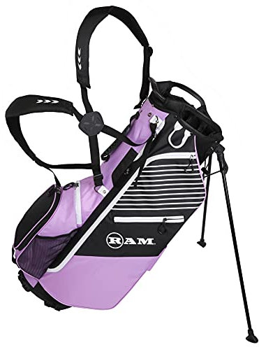 Ram Ladies FX 14 Way Divider Stand Carry Bag, Lilac/Black