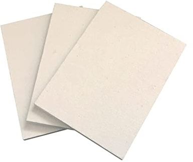 Jonoisax Ceramic Fiber Insulation Board - 2300F Ceramic Thermal Insulation Board for Fireplace Oven, Forge, Kiln, Pizza Furnace,300 * 300 * 10mm