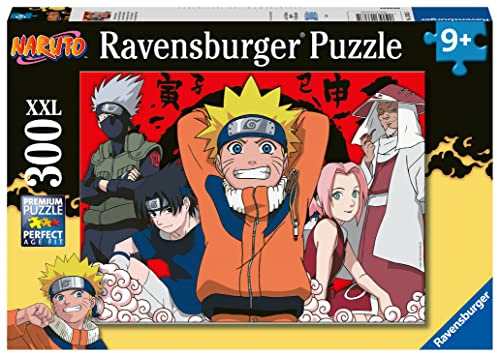 Ravensburger Kinderpuzzle 13363 - Narutos Abenteuer - 300 Teile XXL Naruto Puzzle für Kinder ab 9 Jahren | 300 XXL Teile Naruto Puzzle, Kinderpuzzle ab 9 Jahre, Ravensburger Qualität