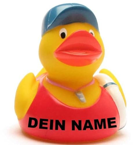 Badeente - personalisierbar (Bademeister Ente)