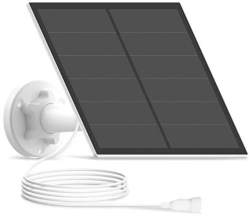 ANRAN 5 W Solarpanel-Netzteil für Outdoor-Überwachungskamera, kabellos, mit 3 m USB-C-Ladekabel, IP65 wasserdichte Solarmodule bieten eine konstante Energiequelle für die Solarkamera im Freien