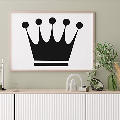 Schablone im Krone Koenig Größe: 15 x 21 cm v3 Design