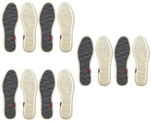 Healvian 3 Sets Unisex-einlegesohlen Kunstwolle Warme Einlegesohlen Atmungsaktive Plüsch-schuhpolster Für Männer Und Frauen Sport 2 Paar X 3