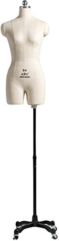 Schaufensterpuppe, weiblicher Schaufensterpuppen-Torso mit Ständer, Plus-Size-Kleiderform zum Nähen von Kleidung, Damen-Schneider-Schneiderpuppe, Plus-Size-Schaufensterpuppe auf Rädern. Interessant