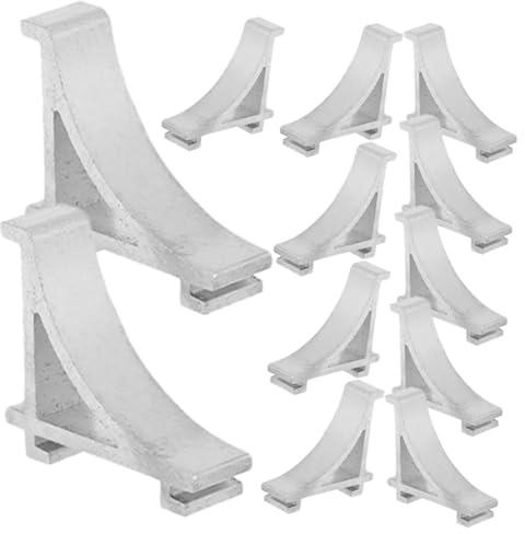 KITANDOVE 12pcs Metal Cooler Shelf Clips Fridge Shelf Clamps Versatile Refrigerator Support Hooks for Freezers and Ice Chests Easy Installation Strong Aluminum Design