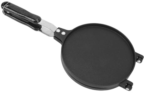 Non Stick Tortilla Press Pan Aluminium Stove Top Maker Easy Adjust Thickness for Homemade Tortillas Pancakes Enchiladas Glossy Style