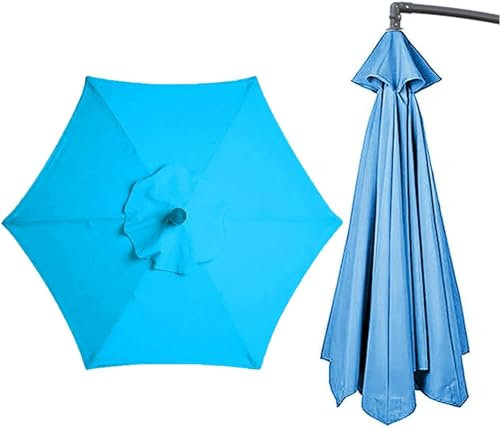 Ombrellone di ricambio per ombrellone da giardino, con 8 bracci, 2,7 m