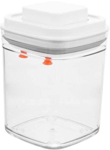 COLLBATH Practical 700ml Sealed Canister Airtight Storage Jar Food Storage Container Pump Leak Proof Airtight Food Container Canister for Snacks