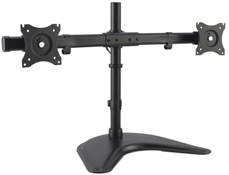 Kensington K58271WW SmartFit Ergo Freestanding Dual Monitor Mount Adjustable Dual Monitor Stand, Ergonomic Computer PC Sceen Stand, Supports up to 27 monitor (up to 10kg), VESA 75/100 mm