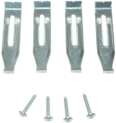 KGA SUPPLIES Kit di montaggio staffa di fissaggio compatibile con piano cottura Smeg 698290402