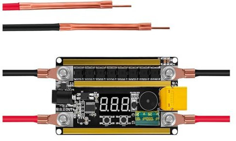 Punktschweißgerät für Akkus, Tragbares Punktschweißgerät-Set, 99 Gänge, Mini-DIY-Punktschweißgerät, 18650-Lithiumbatterie, Energiespeicherung, Leiterplattenausrüstung(Without case)