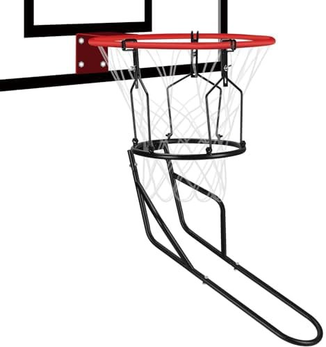 Basketball-Return-System, robuster Rebounder mit 3 stabilen Haken, perfekte Befestigung für 45,7 cm große Felgen zur Verbesserung der Übungseffizienz